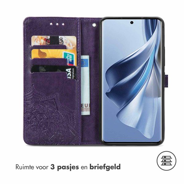 imoshion Mandala Bookcase Oppo Reno 10 / 10 Pro - Paars