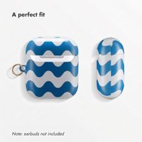 Selencia Vivid case  Apple AirPods 1 / 2 - Wave Vibes Classic Blue