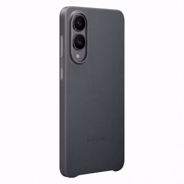 Samsung Originele KindSuit Vegan Leather Case Samsung Galaxy S25 Edge - Zwart