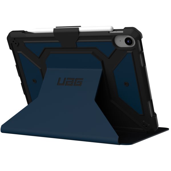 UAG Metropolis Bookcase Apple iPad 11 (2025) 11 inch A16 / iPad 10 (2022) 10.9 inch - Blauw