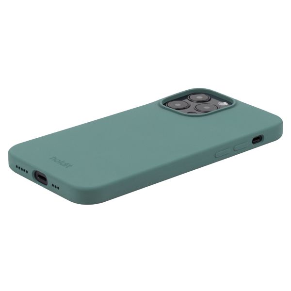 Holdit Silicone Case iPhone 15 Pro - Moss Green