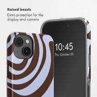 Selencia Vivid Back Cover Apple iPhone 14 - Dream Swirl Chocolate