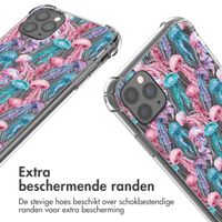 imoshion Design hoesje met koord Apple iPhone 11 Pro - Jellyfish Watercolor