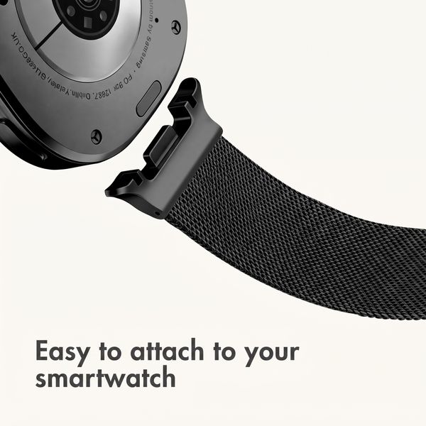 imoshion Milanese Magnetic Band Samsung Galaxy Watch Ultra 2 (2026) / Ultra (2024/2025) - Black