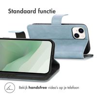 imoshion Luxe Bookcase iPhone 14 Plus - Lichtblauw