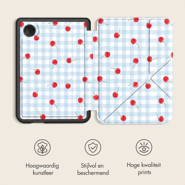 imoshion Design Vouwbare Bookcase Kobo Clara Colour / BW - Cherry Check