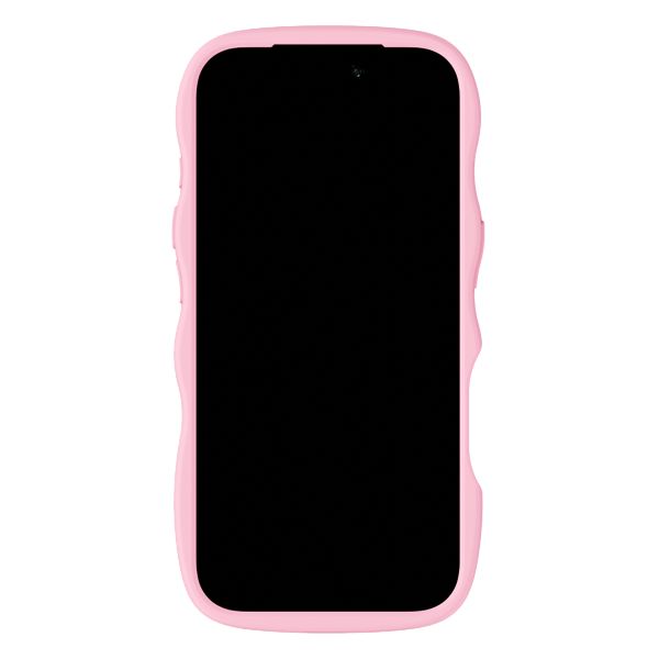 Holdit Wavy Case Apple iPhone 17 Pro - Transparent / Pink