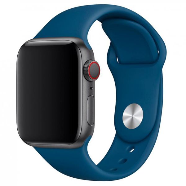 Apple Sport Band Apple Watch Series 1 t/m 9 / SE (38/40/41 mm) | Series 10 (42 mm) - Blue Horizon