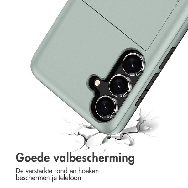 imoshion Backcover met pasjeshouder Samsung Galaxy S26 FE - Donkergroen