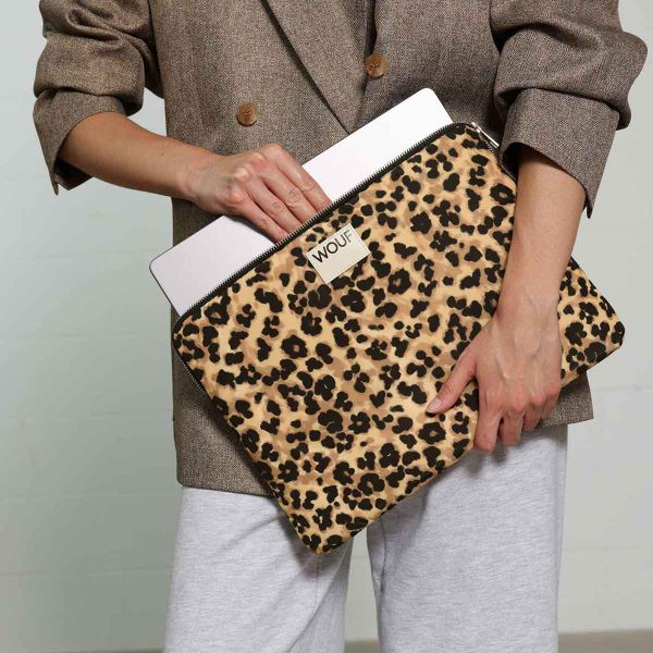 Wouf Studio Laptop Hoes 13-14 inch - Laptopsleeve - Feline