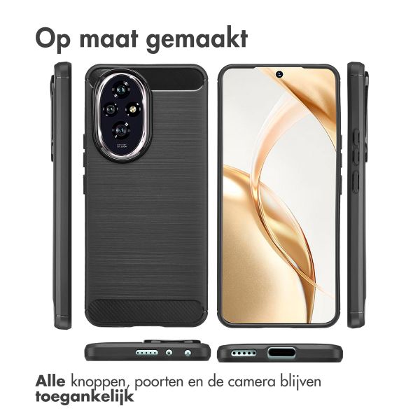 imoshion Brushed Backcover Honor 200 - Zwart