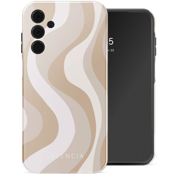 Selencia Vivid Tough Backcover Samsung Galaxy A15 - Desert Waves Beige