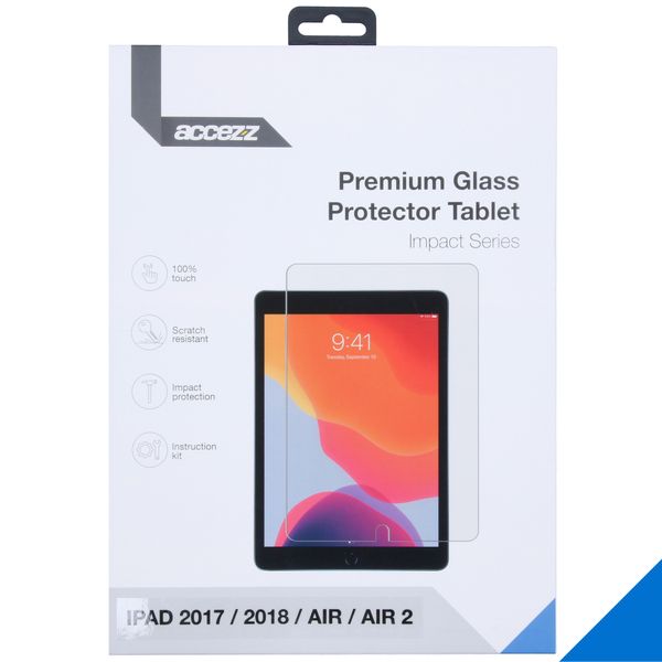 Accezz Premium glass screenprotector Tablet Apple iPad 6 (2018) 9.7 inch / iPad 5 (2017) 9.7 inch / Air 2 (2014)/Air 1 (2013)