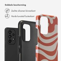 Selencia Vivid Backcover Samsung Galaxy A53 - Dream Swirl Orange