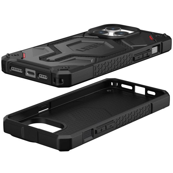 UAG Monarch Pro Backcover Apple iPhone 15 Pro Max - Kevlar Black