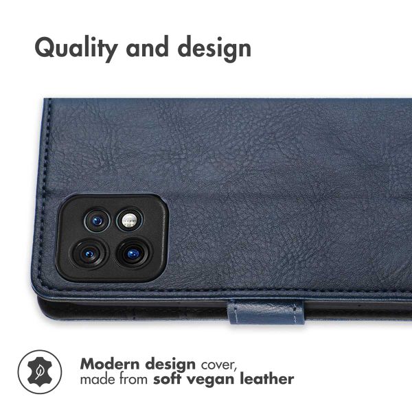imoshion Luxe Bookcase Motorola Edge 40 Pro - Donkerblauw