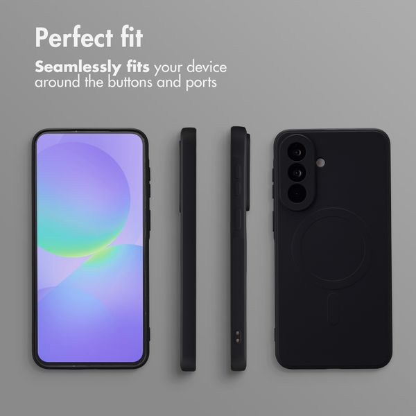 imoshion Colour Back Cover with MagSafe Samsung Galaxy A37 (5G) - Black