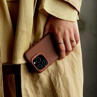 Decoded Leather Backcover MagSafe Apple iPhone 16 Pro Max - Tan
