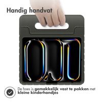 imoshion Kidsproof Backcover met handvat iPad Pro 13 (2024) M4 - Zwart