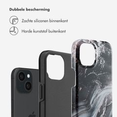 Selencia Vivid Backcover Apple iPhone 15 - Chic Marble Black