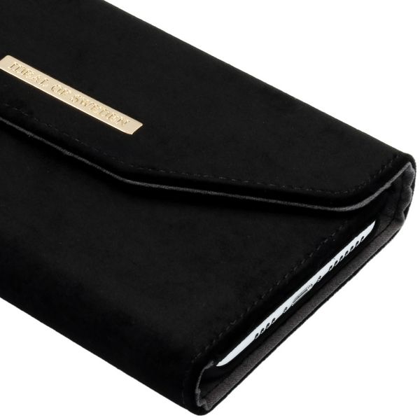 iDeal of Sweden Mayfair Clutch Velvet iPhone Xs Max - Zwart