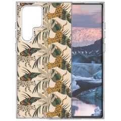 dbramante1928 x UNICEF Greenland Design hoesje Samsung Galaxy S22 Ultra - Jungle Leopard