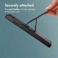 imoshion Back Cover with Card Holder and Stand Samsung Galaxy S26 Plus - Black