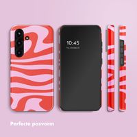Selencia Vivid Backcover met MagSafe Samsung Galaxy S25 - Dream Swirl Pink