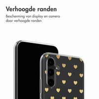 imoshion Design hoesje Samsung Galaxy A34 (5G) - Golden Hearts