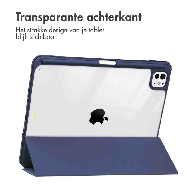 imoshion Trifold Hardcase Bookcase Apple iPad Pro 11 (2024) M4 - Donkerblauw