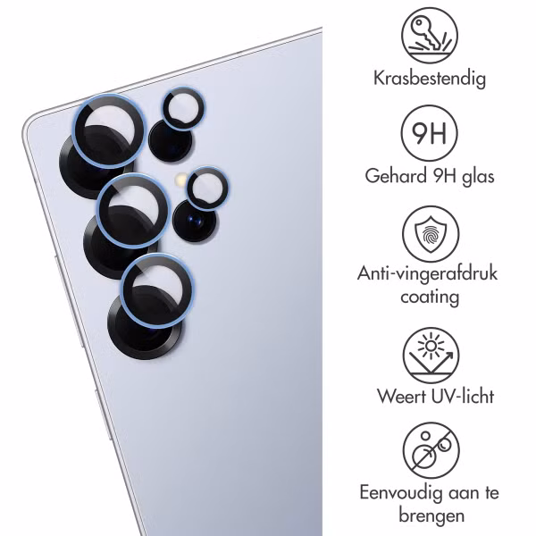 imoshion 2 Pack Camera lens protector Samsung Galaxy S25 Ultra - Titanium Silverblue