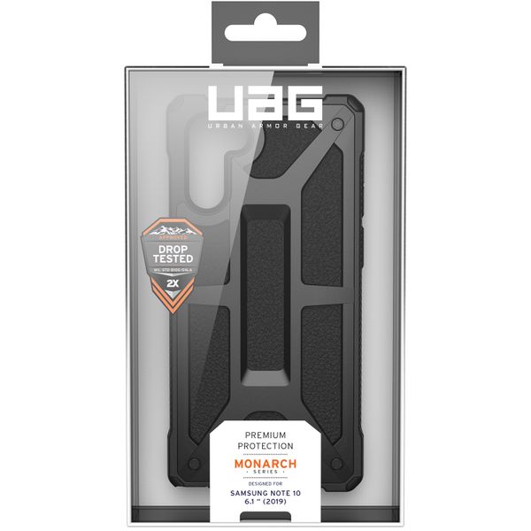 UAG Monarch Backcover Samsung Galaxy Note 10 - Zwart