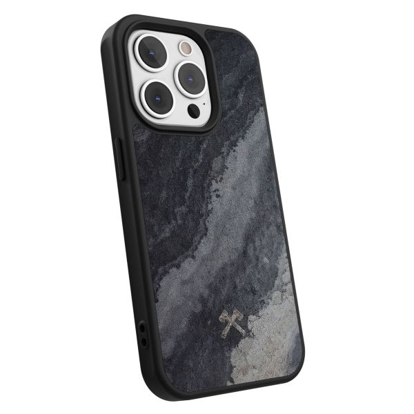 Woodcessories Bumper Case MagSafe Apple iPhone 15 Pro Max - Camo Gray Black