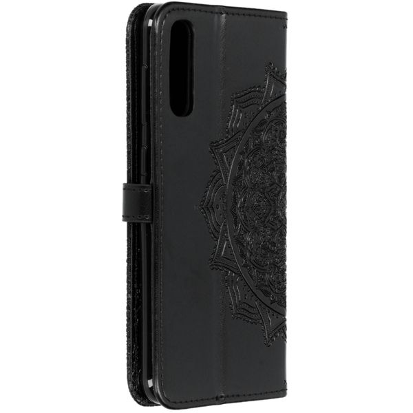 Mandala Bookcase Samsung Galaxy A50 / A30s - Zwart