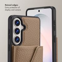 Selencia Sera Phone Case with Cord and Envelope Card Holder Samsung Galaxy S26 - Taupe