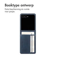imoshion Luxe Bookcase Samsung Galaxy Z Flip 8 - Donkerblauw