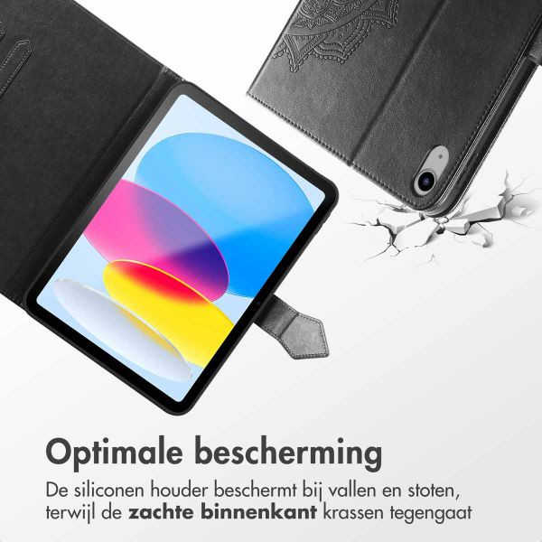 imoshion Mandala Bookcase Apple iPad Air 11 inch (2025) M3 / (2024) M2 / Air 5 (2022) / Air 4 (2020) - Zwart