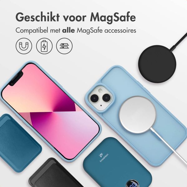 imoshion Color Guard Backcover met MagSafe iPhone 13 / 14 - Lichtblauw