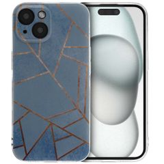 imoshion Design hoesje iPhone 15 - Blue Graphic