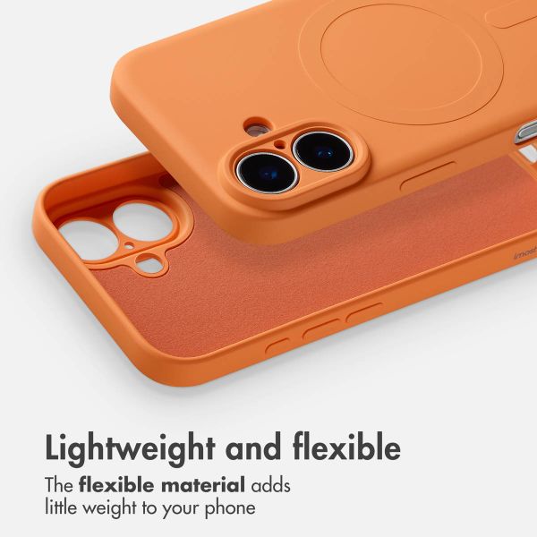 imoshion Colour Back Cover with MagSafe Apple iPhone 16 - Orange