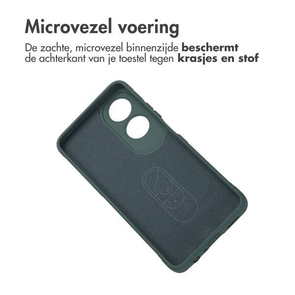 imoshion EasyGrip Backcover Oppo A60 4G - Donkergroen