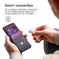 imoshion Aura Pro Draadloze In-ear Oordopjes - Active Noise Cancelling (ANC) - Lavender Lilac