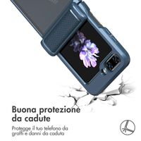 imoshion Rugged Clear Backcover Samsung Galaxy Z Flip 5 - Donkerblauw