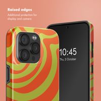 Selencia Vivid Back Cover with MagSafe Apple iPhone 15 Pro - Wavy Swirl Orange Fern
