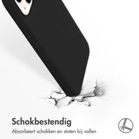 Accezz Liquid Silicone Backcover met MagSafe Apple iPhone 14 Plus - Zwart