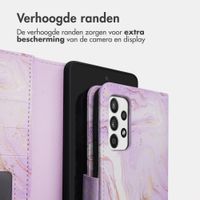imoshion Design Bookcase Samsung Galaxy A52(s) (5G/4G) - Purple Marble