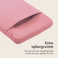 imoshion Laptophoes met opbergvak 14 inch - Laptopsleeve - Candy Pink