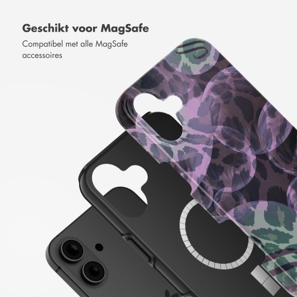 Selencia Vivid Tough Backcover met MagSafe iPhone 16 - Leo Bubble Green