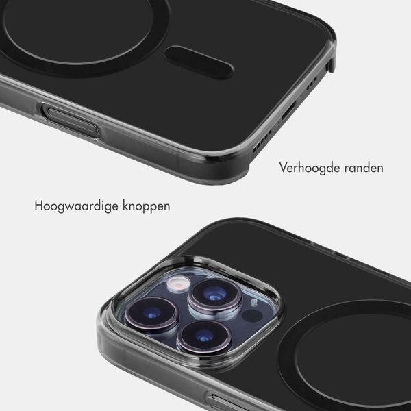 Accezz Lite Backcover met MagSafe Apple iPhone 16 Pro - Smokey Clear