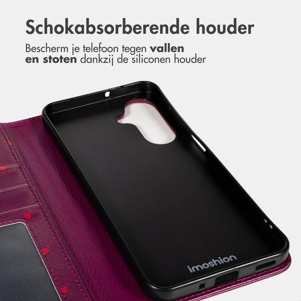 imoshion Design Bookcase Samsung Galaxy A35 - Crush Check Coral Dust